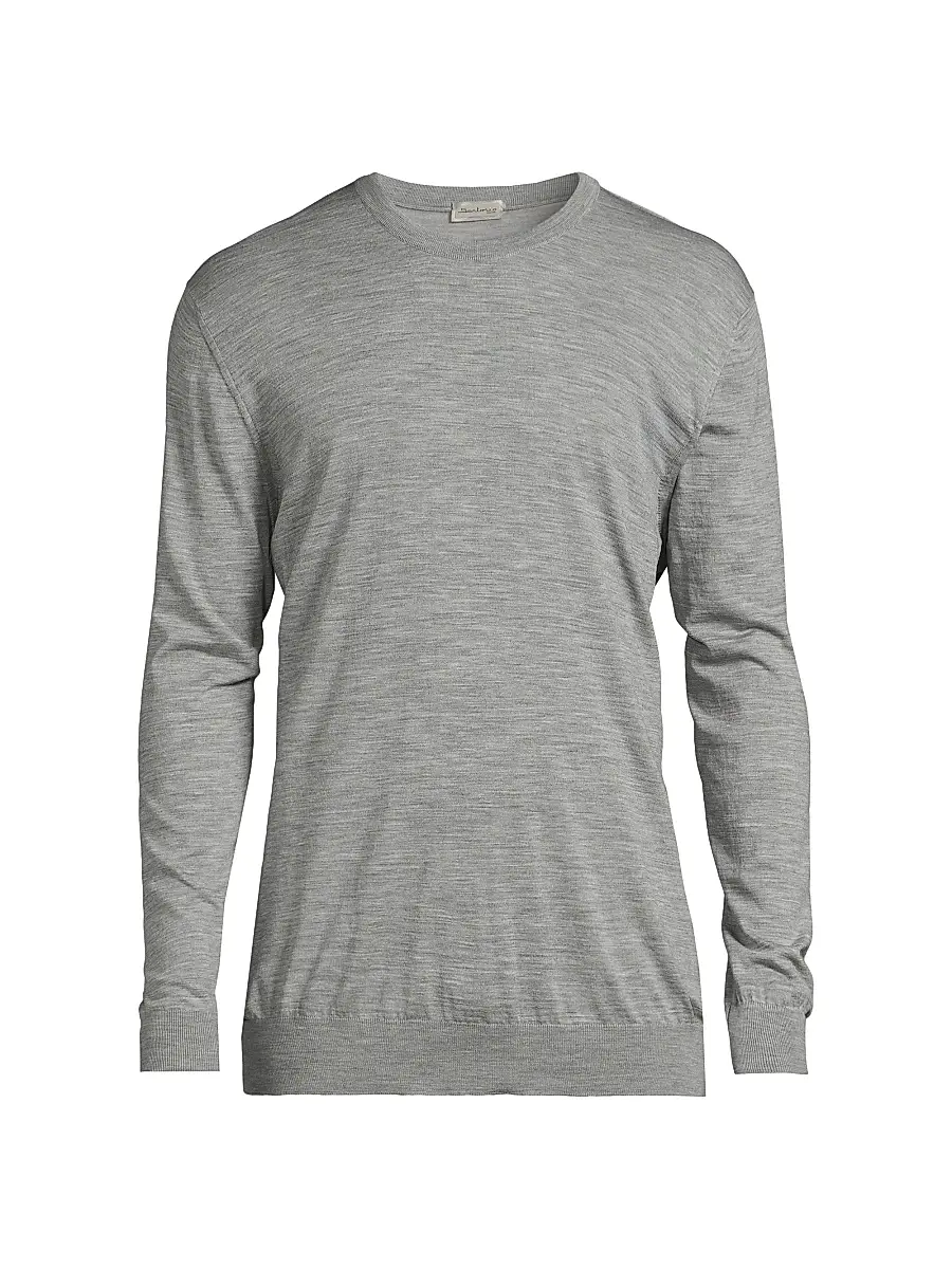 Sartorio Napoli Men's Wool Crewneck Sweater