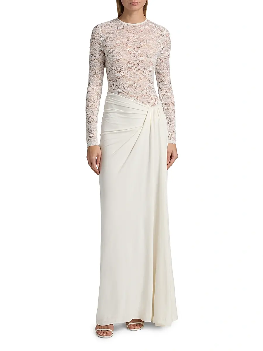Ronny Kobo Women's Amalyia Lace Maxi Dress | Thumbnail 3 Ronny Kobo Women's Amalyia Lace Maxi Dress | Thumbnail 3