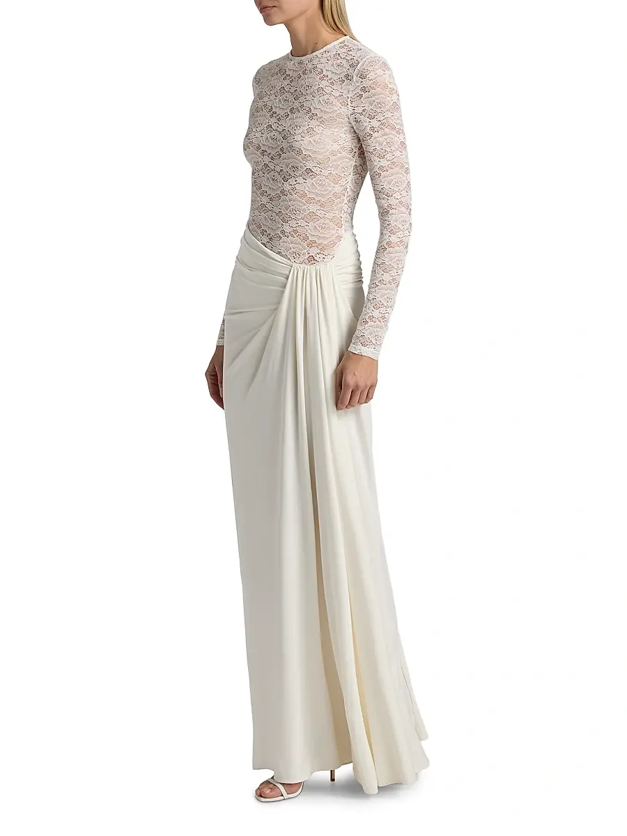 Ronny Kobo Women's Amalyia Lace Maxi Dress | Thumbnail 4 Ronny Kobo Women's Amalyia Lace Maxi Dress | Thumbnail 4