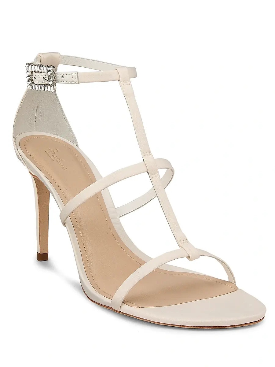 22élevé Women's 90MM Crystal-Embellished Satin Stiletto Sandals | Thumbnail 2