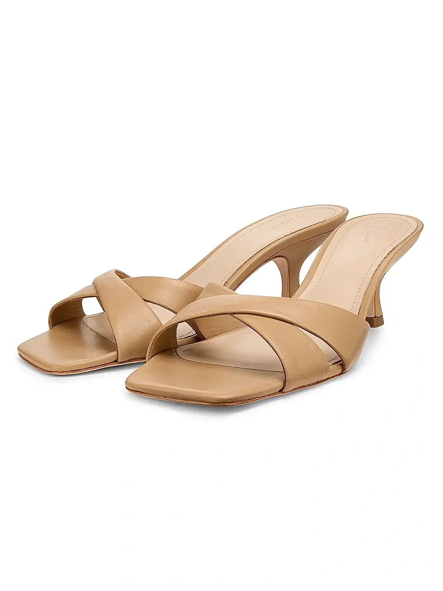 22élevé Women's 55MM Leather Sandals | Thumbnail 2