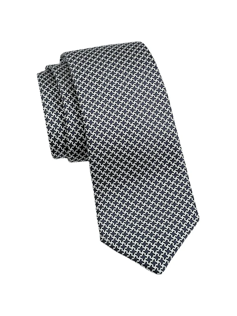 Men's Houndstooth Silk Tie Men's Houndstooth Silk Tie