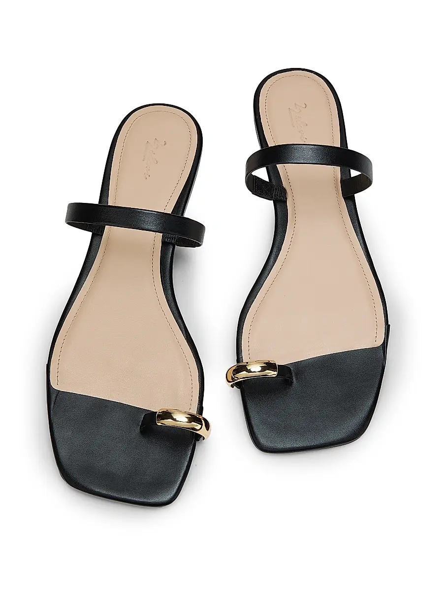 22élevé Women's Leather Toe Ring Sandals | Thumbnail 4 22élevé Women's Leather Toe Ring Sandals | Thumbnail 4
