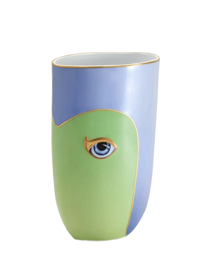 L'Objet Lito Vase, Green