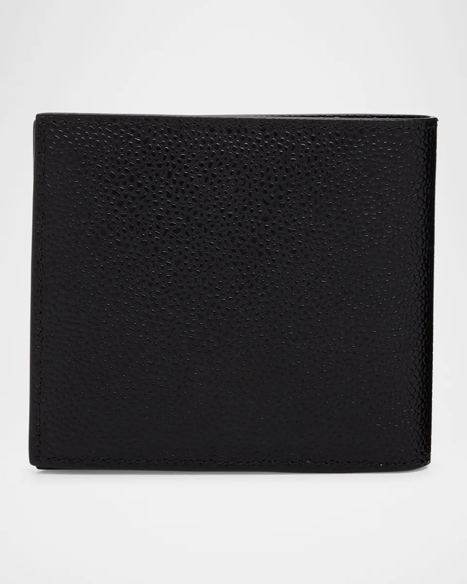 Thom Browne Men's Pebbled Leather Billfold Wallet | Thumbnail 3