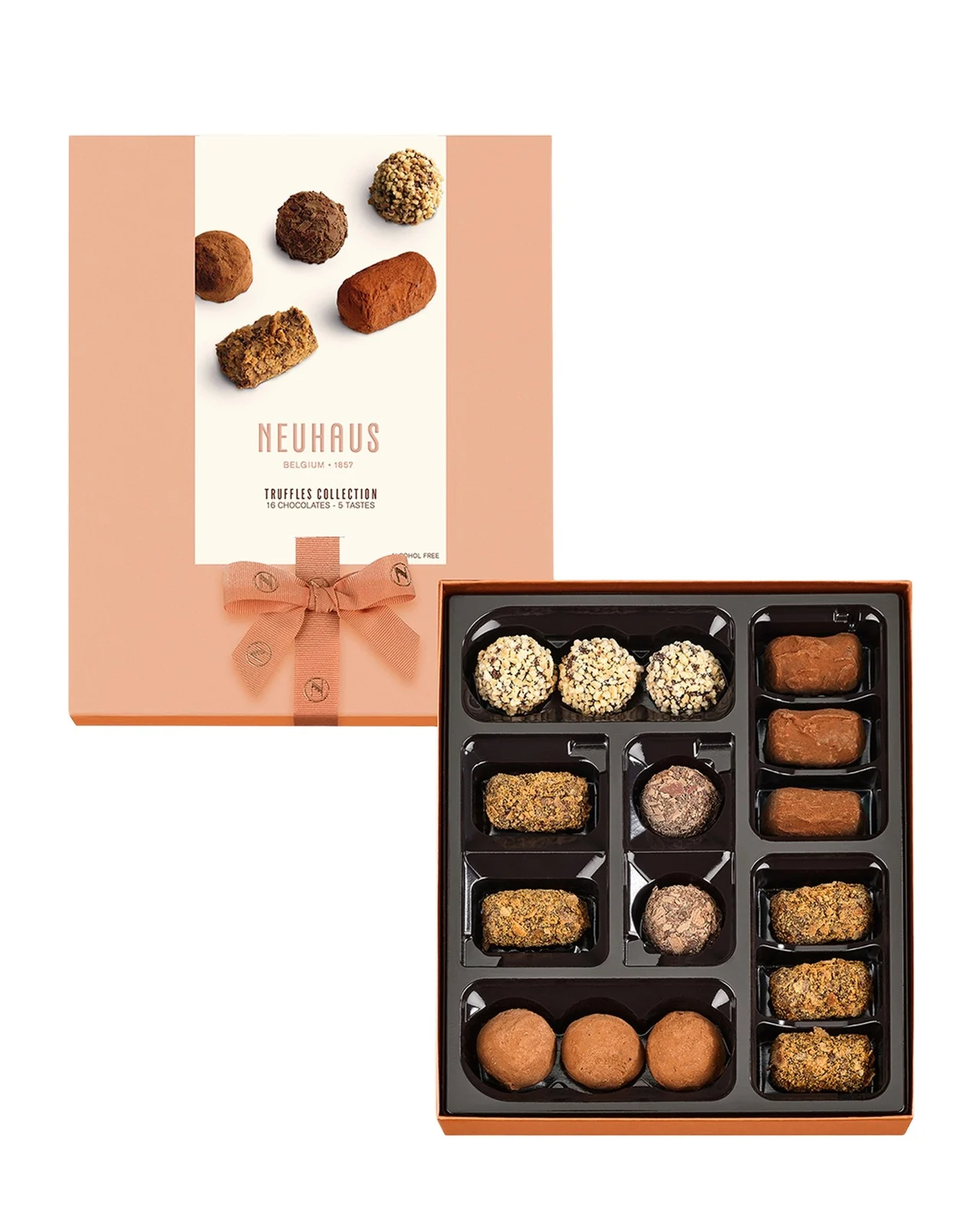 Neuhaus Chocolate Neuhaus Truffles Cocoa Collection, 16 Pc