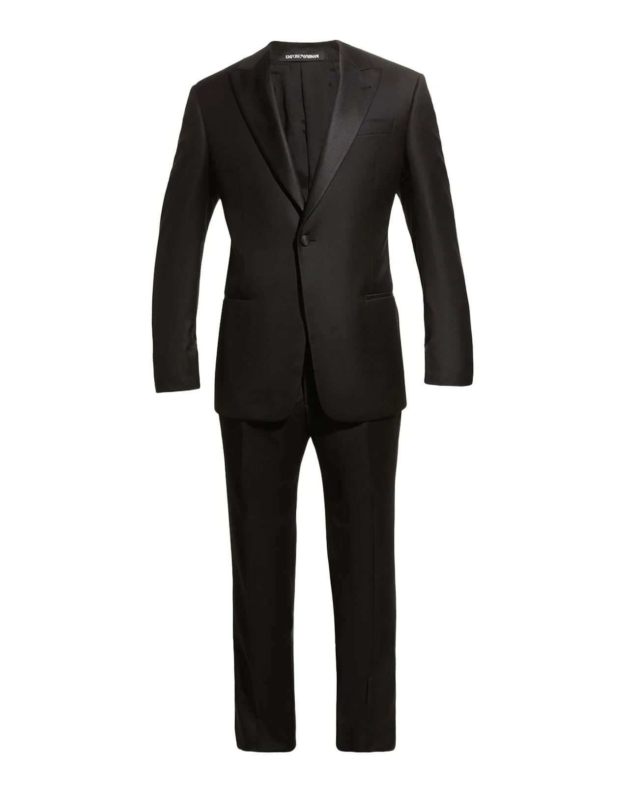 Emporio Armani Men's Solid Peak-Lapel Tuxedo