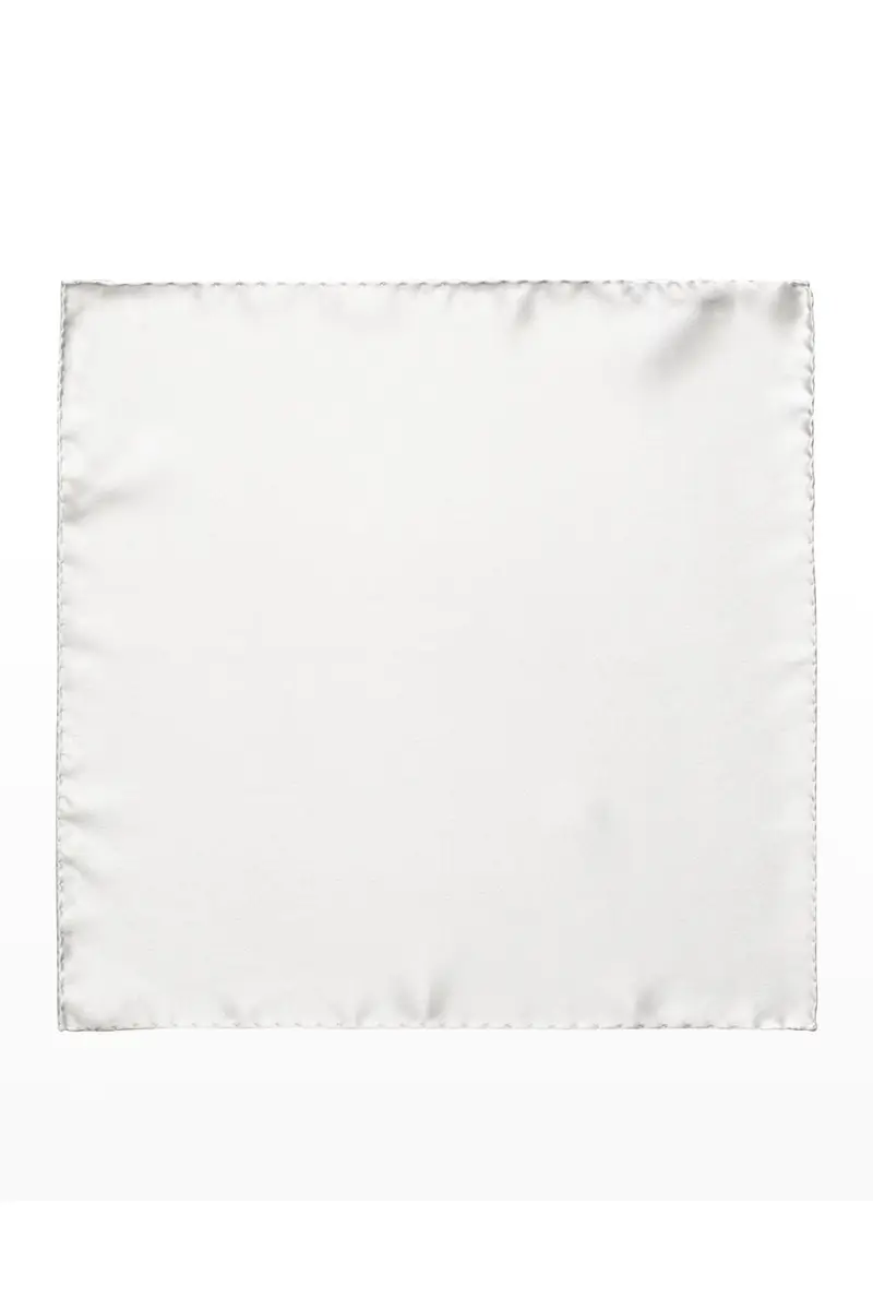 Eton Men's Silk Wedding Pocket Square | Thumbnail 4 Eton Men's Silk Wedding Pocket Square | Thumbnail 4