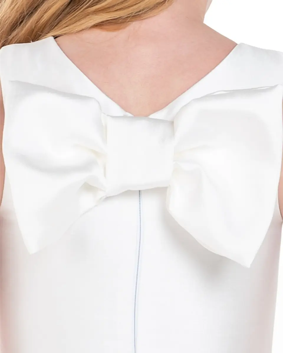 White Label by Zoe Girl's Jackie Bow Dress | Thumbnail 5 White Label by Zoe Girl's Jackie Bow Dress | Thumbnail 5
