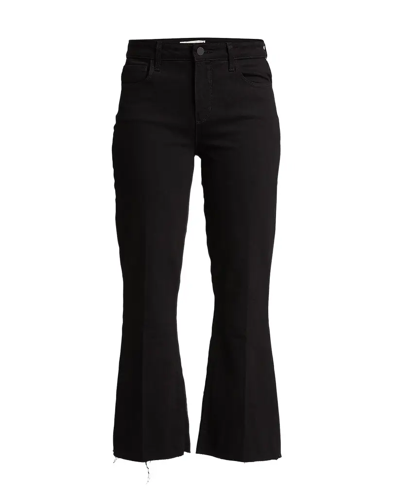 Kendra High-Rise Crop Flare Jeans