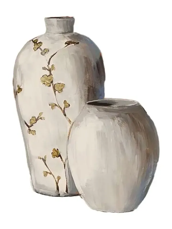 Prestige Arts Potted I Giclee on Canvas