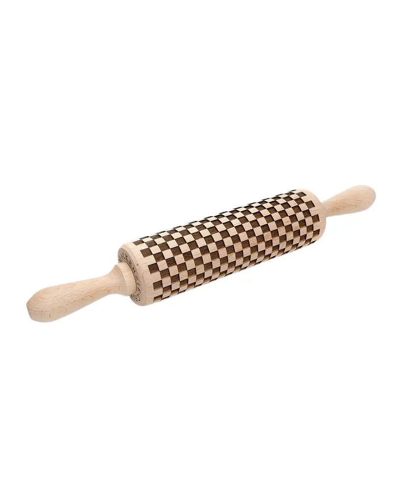 MacKenzie-Childs 14.75" Check Rolling Pin
