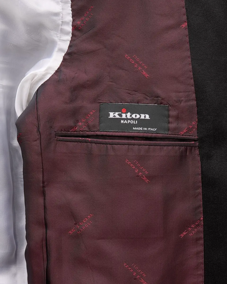 Kiton Men's Peak Wool Tuxedo | Thumbnail 7 Kiton Men's Peak Wool Tuxedo | Thumbnail 7