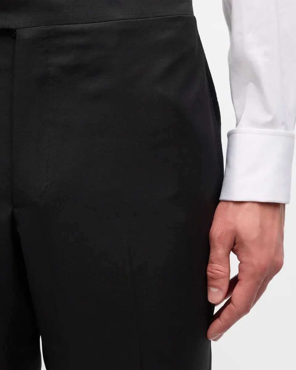 Kiton Men's Peak Wool Tuxedo | Thumbnail 10 Kiton Men's Peak Wool Tuxedo | Thumbnail 10