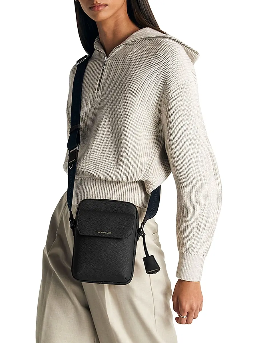 MAISON de SABRÉ Unisex Small Leather Messenger Bag | Thumbnail 2 MAISON de SABRÉ Unisex Small Leather Messenger Bag | Thumbnail 2