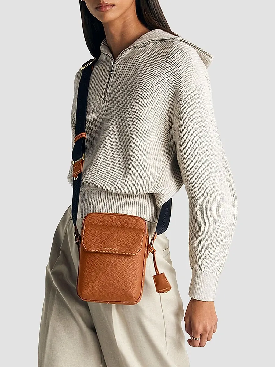 MAISON de SABRÉ Unisex Small Leather Messenger Bag | Thumbnail 2 MAISON de SABRÉ Unisex Small Leather Messenger Bag | Thumbnail 2