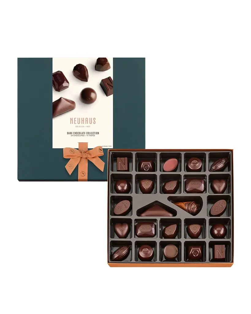 Neuhaus Chocolate Neuhaus All Dark Collection, 24 Pc