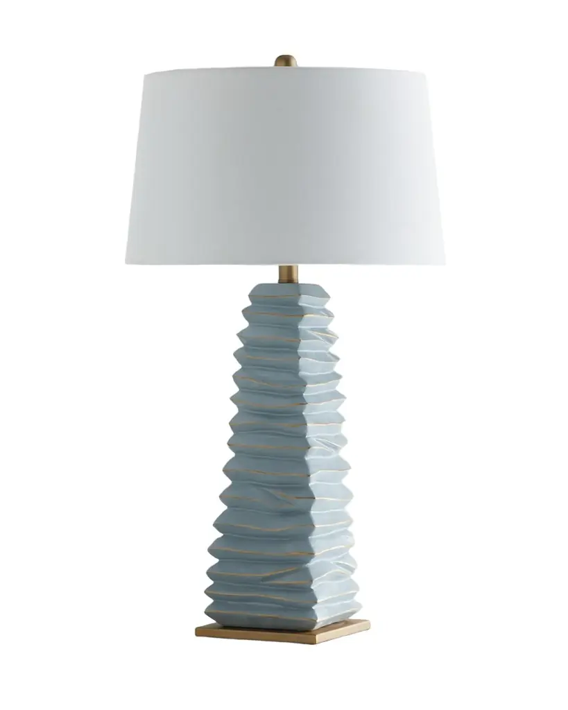 Old World Design Carley Soft Teal Table Lamp