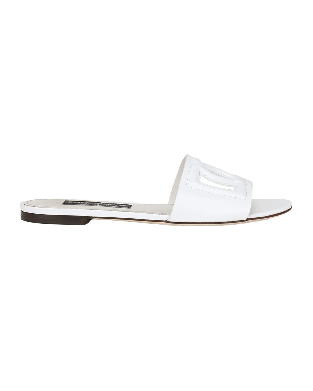 Cutout DG Flat Slide Sandals