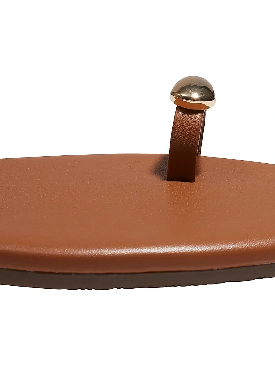 TKEES Women's Cole Leather Flat Sandals | Thumbnail 4 TKEES Women's Cole Leather Flat Sandals | Thumbnail 4