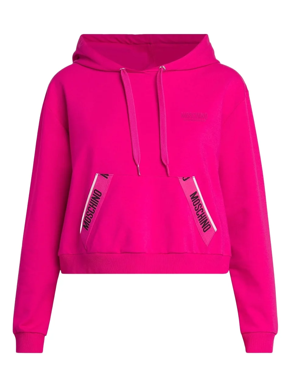 MOSCHINO Women's Stretch-Cotton Cropped Hoodie