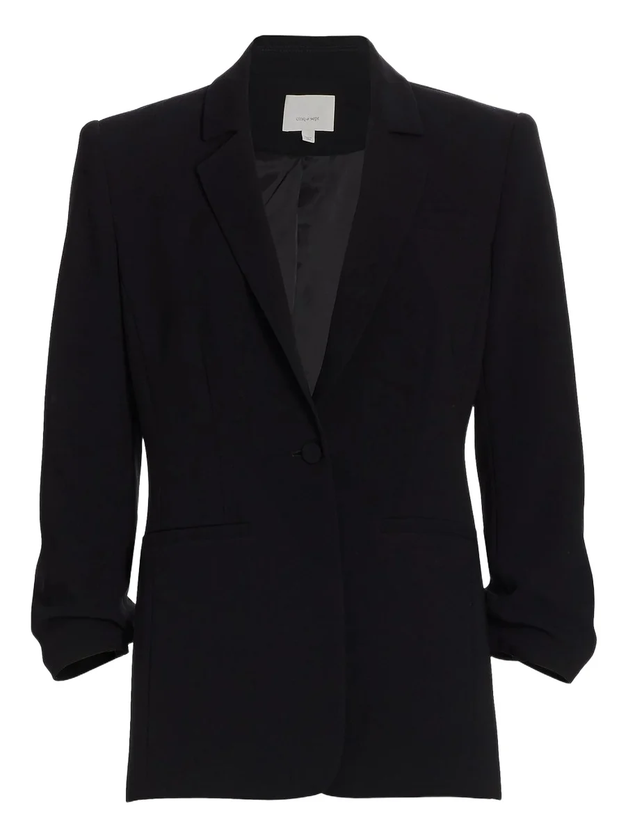 Women's Khloe Crepe Ruched Blazer