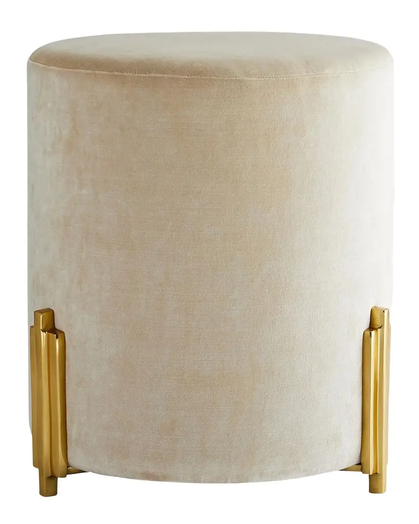 Arteriors Warby Velvet Ottoman