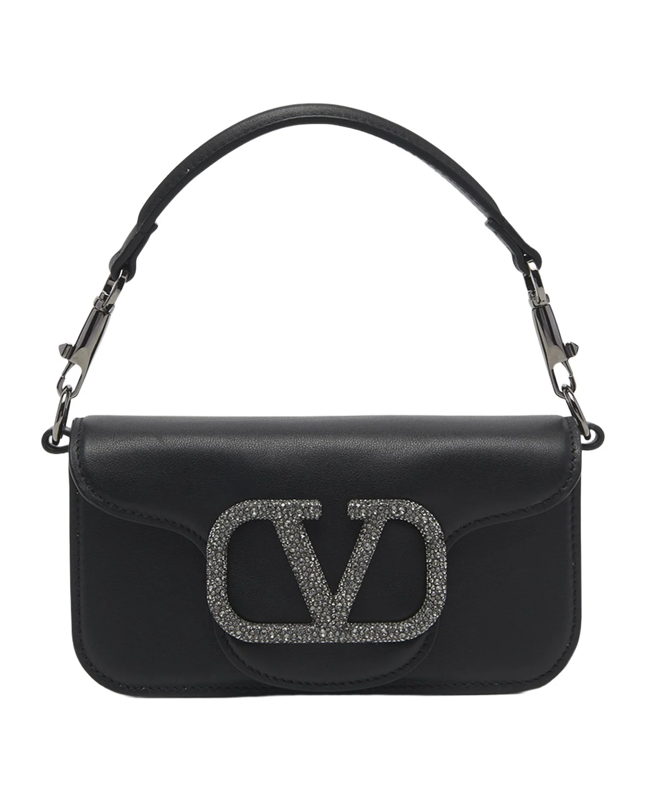 Loco VLOGO Small Calfskin Shoulder Bag Loco VLOGO Small Calfskin Shoulder Bag