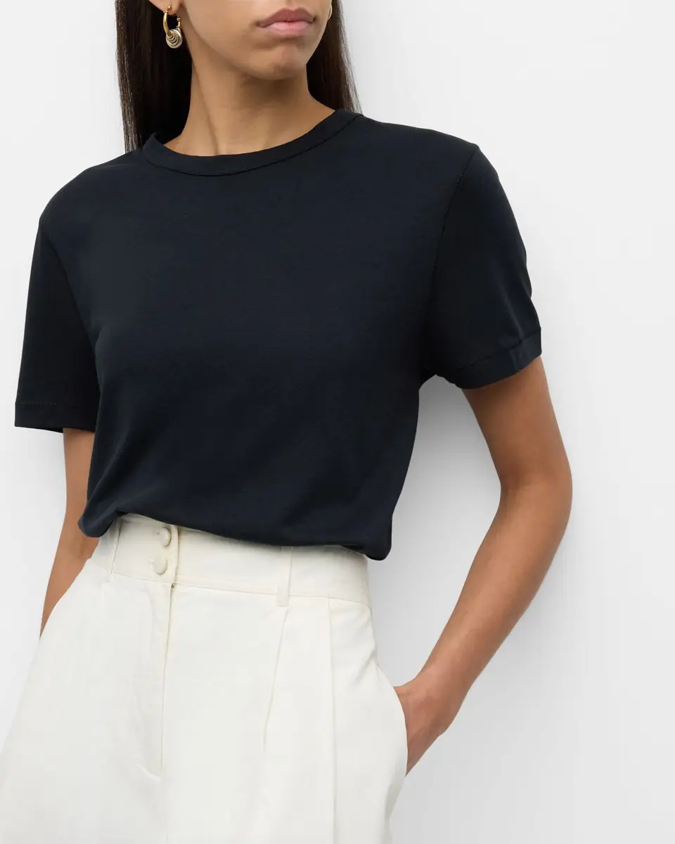 MAJESTIC FILATURES Lyocell Cotton Semi-Relaxed Short-Sleeve Crewneck tee | Thumbnail 7 MAJESTIC FILATURES Lyocell Cotton Semi-Relaxed Short-Sleeve Crewneck tee | Thumbnail 7