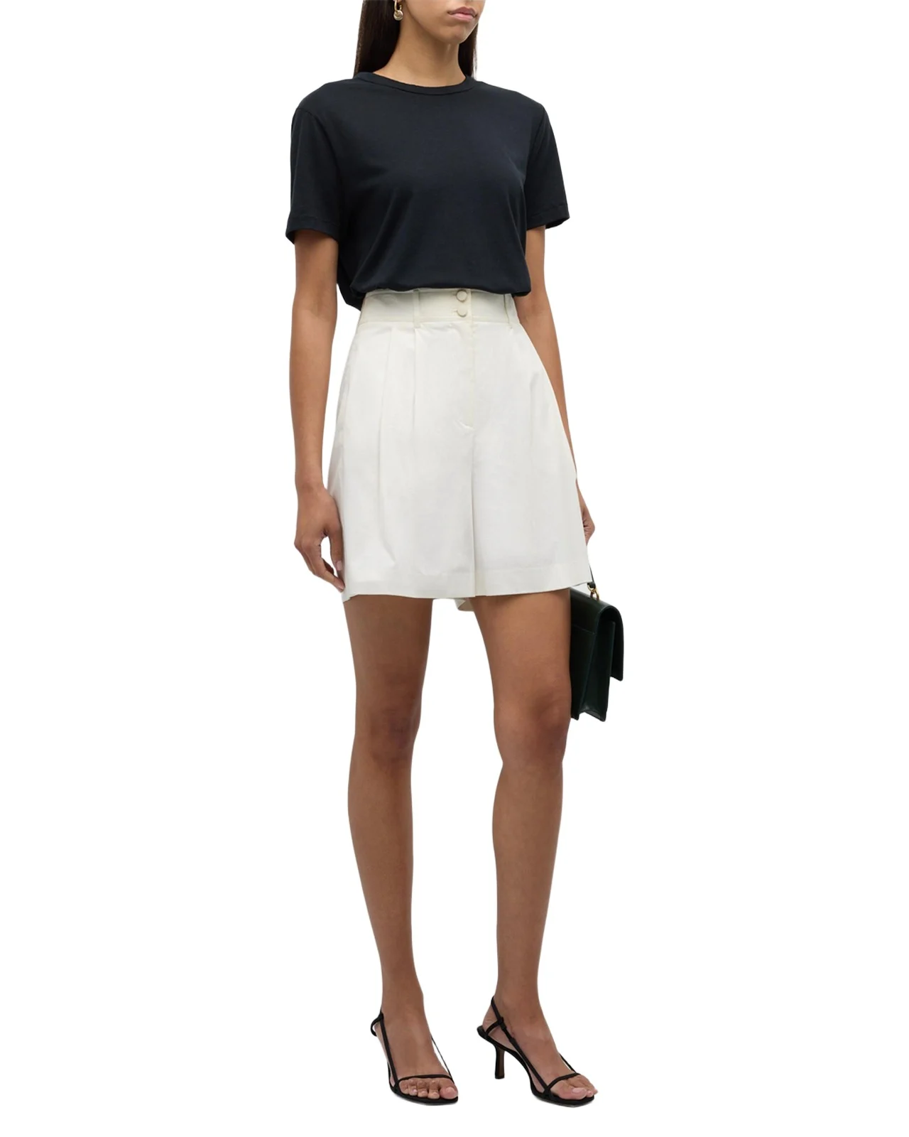 MAJESTIC FILATURES Lyocell Cotton Semi-Relaxed Short-Sleeve Crewneck tee