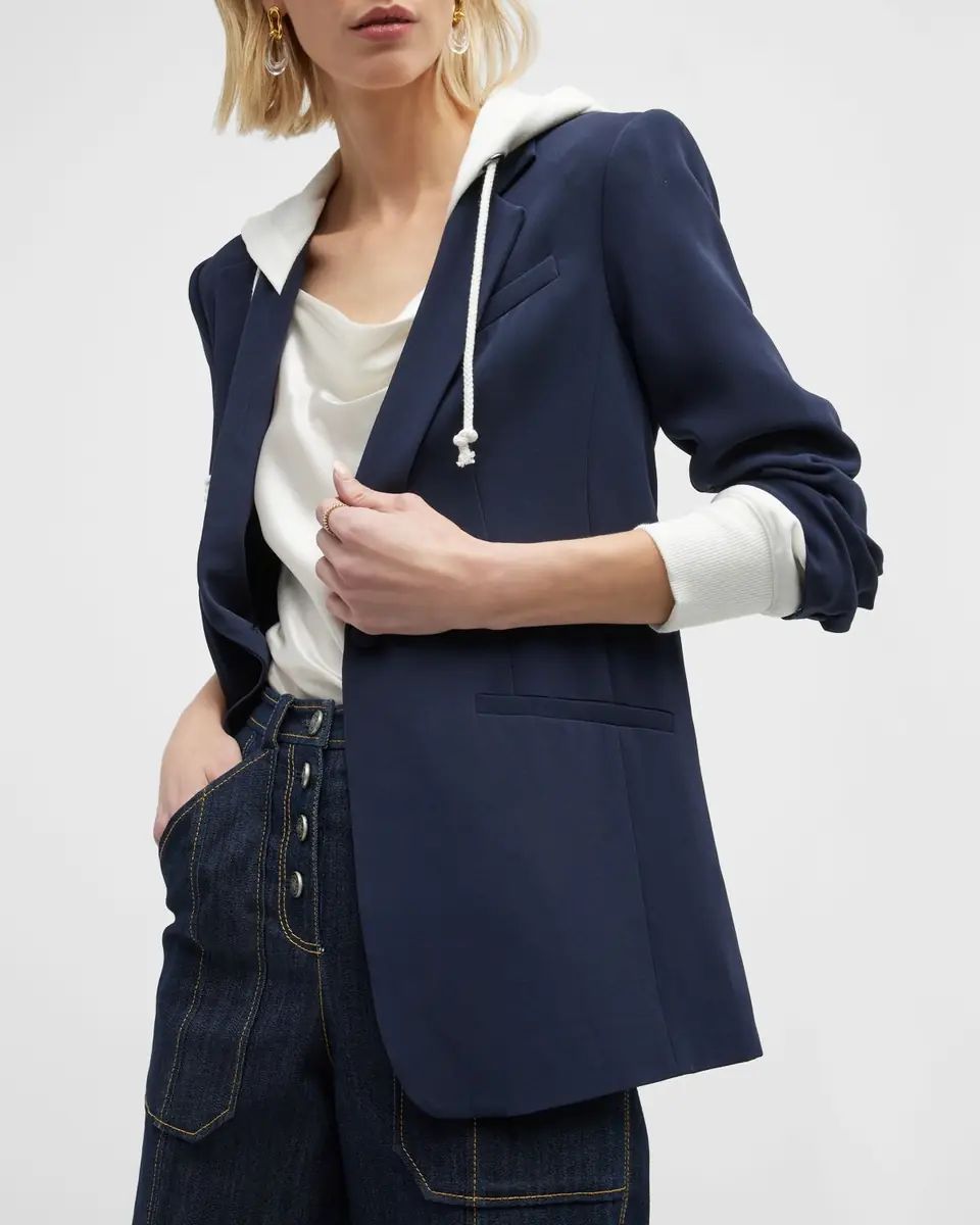 Cinq à Sept Hooded Khloe Jacket | Thumbnail 7 Cinq à Sept Hooded Khloe Jacket | Thumbnail 7
