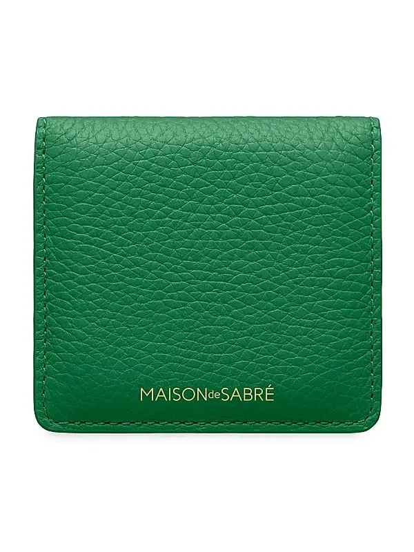 MAISON de SABRÉ Leather Compact Mirror