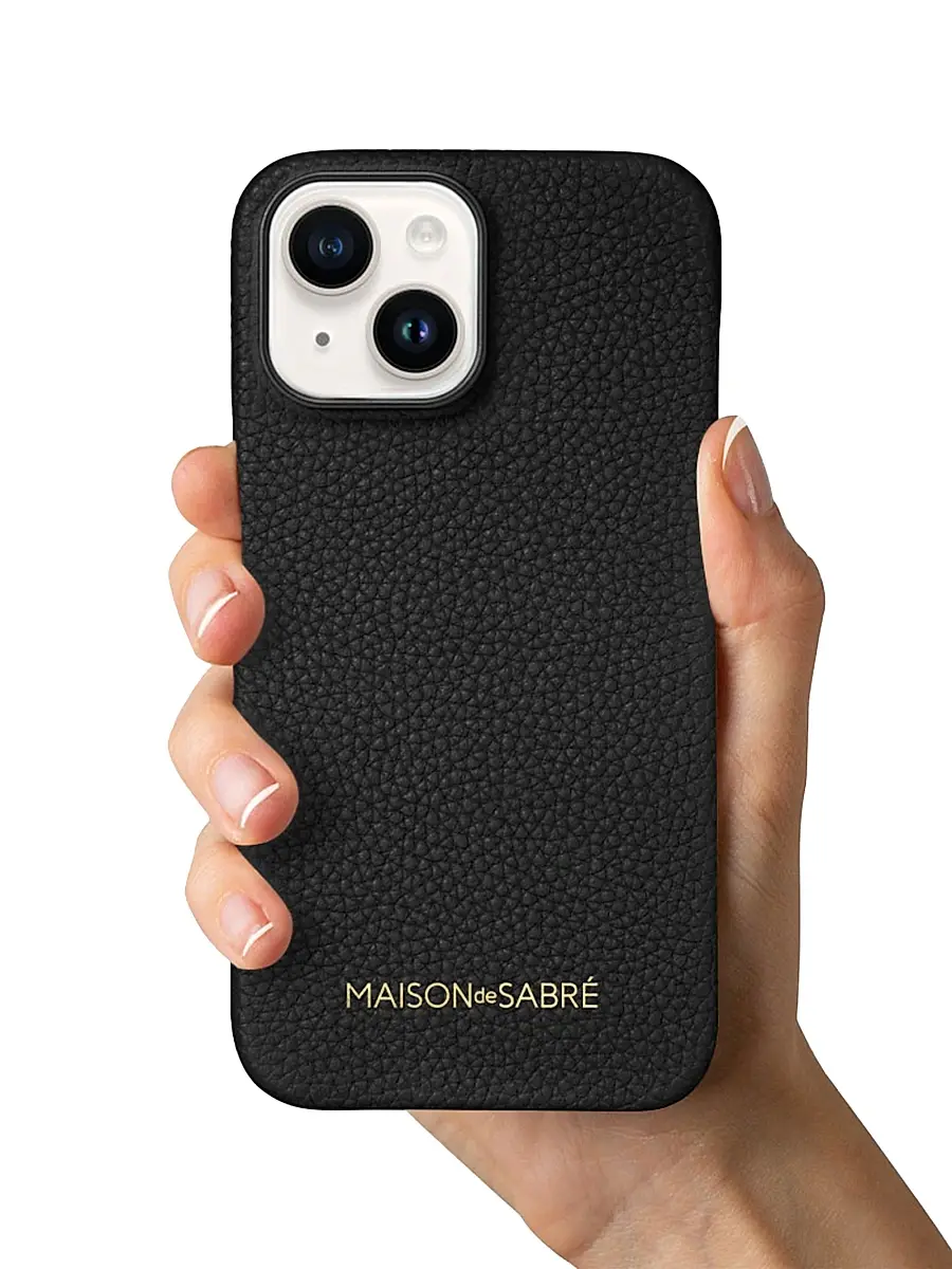 MAISON de SABRÉ Women's Leather Phone Case (iPhone 15) | Thumbnail 4