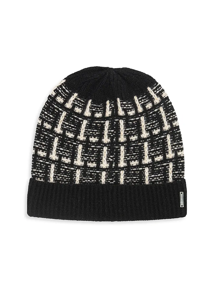 Gorski Women's Select Cashmere Beanie Hat - Black | Image 1 Gorski Women's Select Cashmere Beanie Hat - Black | Image 1