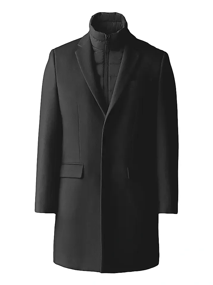 Men's Skai Down-Lined Wool Coat Men's Skai Down-Lined Wool Coat