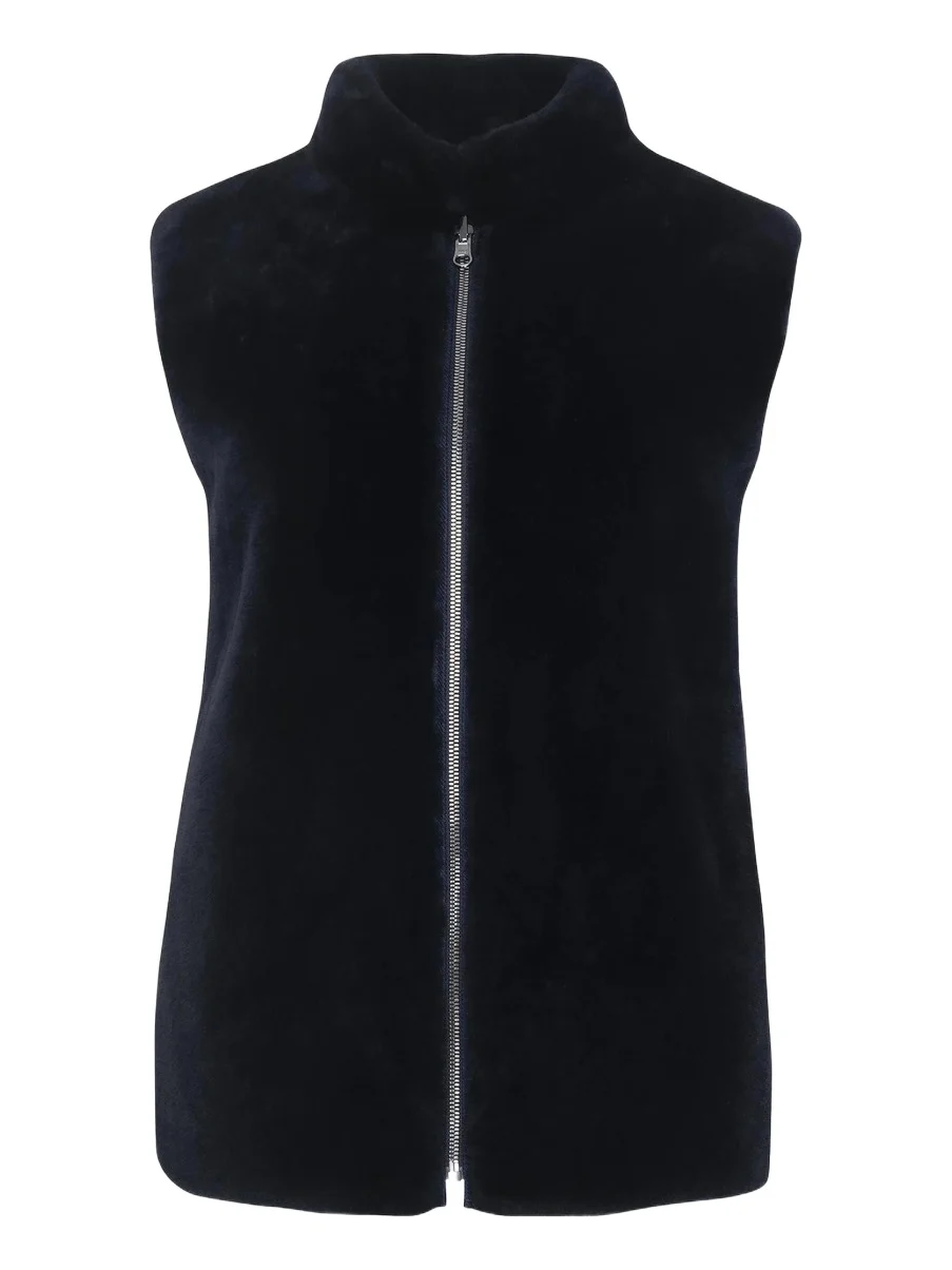 Gorski Women's Reversible Select Shearling Lamb Vest