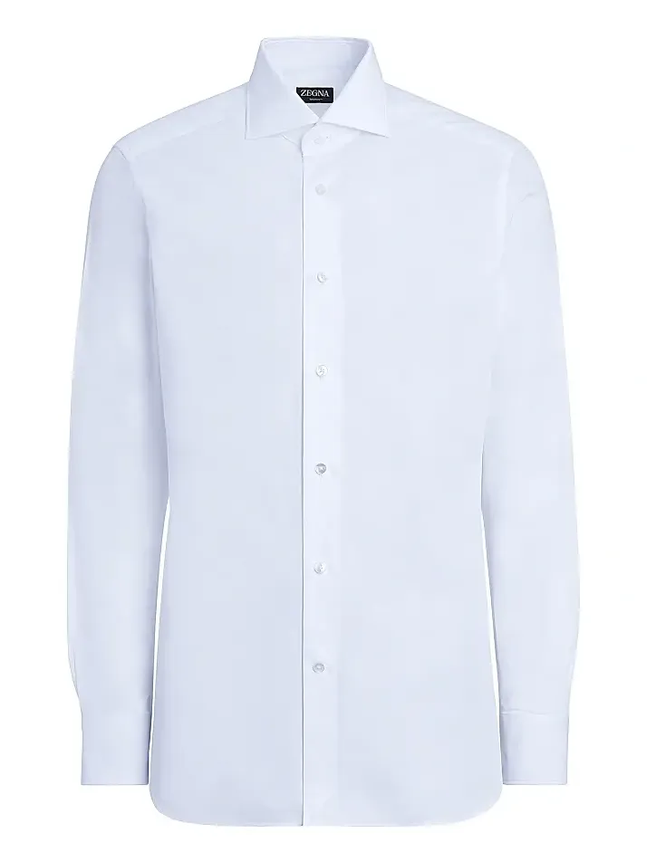 Zegna Men's Trofeo Comfort Cotton Shirt