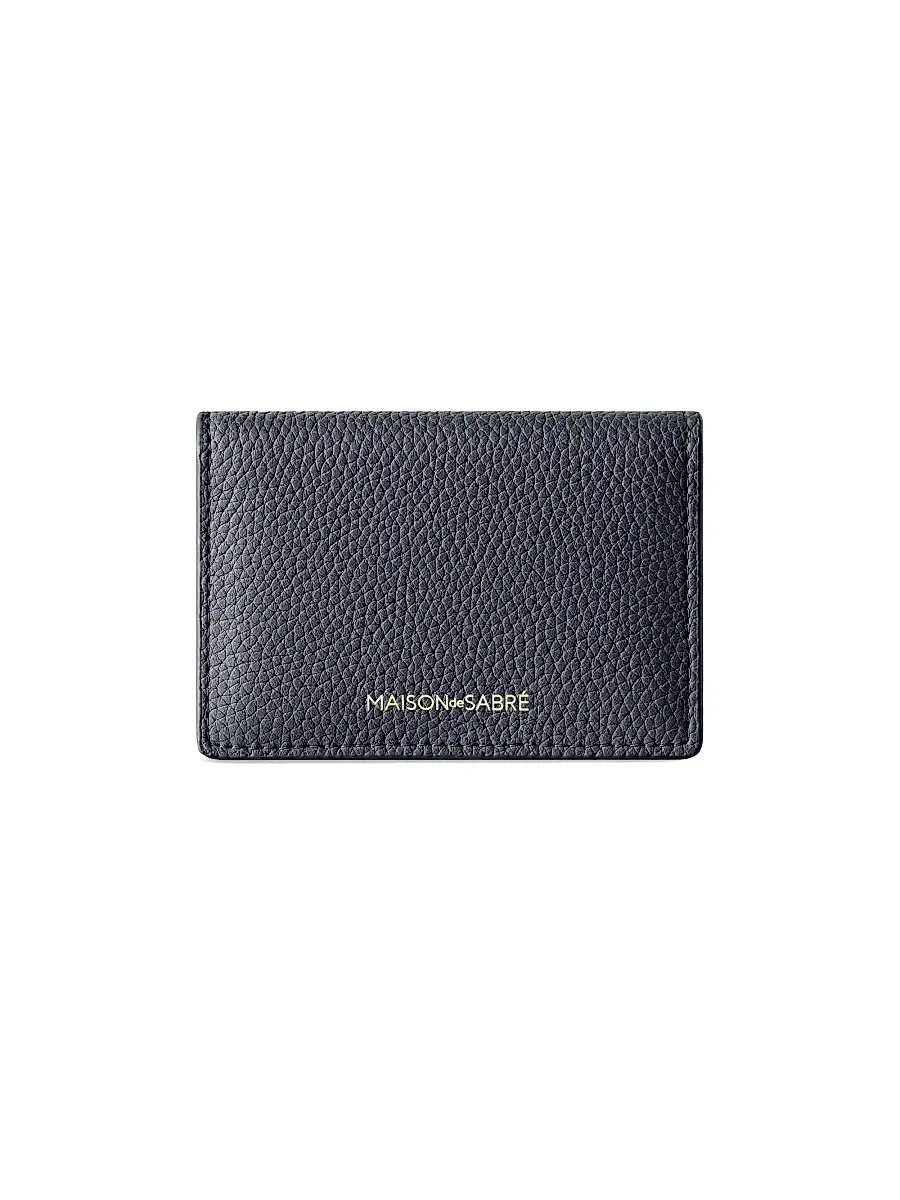 MAISON de SABRÉ Women's Leather Card Case - Graphite Grey | Image 1 MAISON de SABRÉ Women's Leather Card Case - Graphite Grey | Image 1