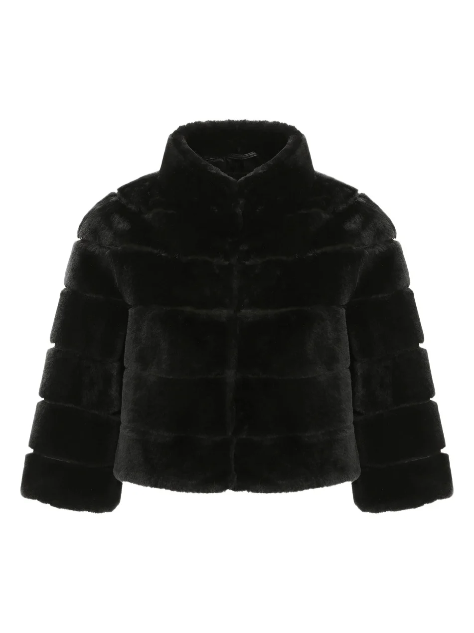 Women's Shearling Lamb Bolero Coat