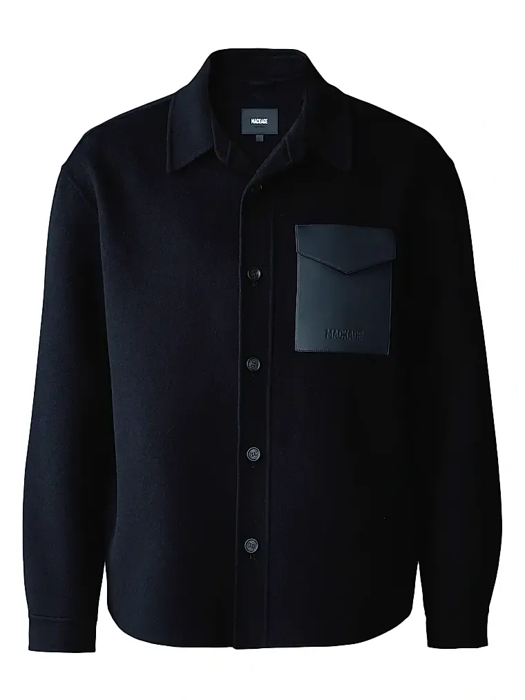 Men's Emmanuel Wool Overshirt Men's Emmanuel Wool Overshirt