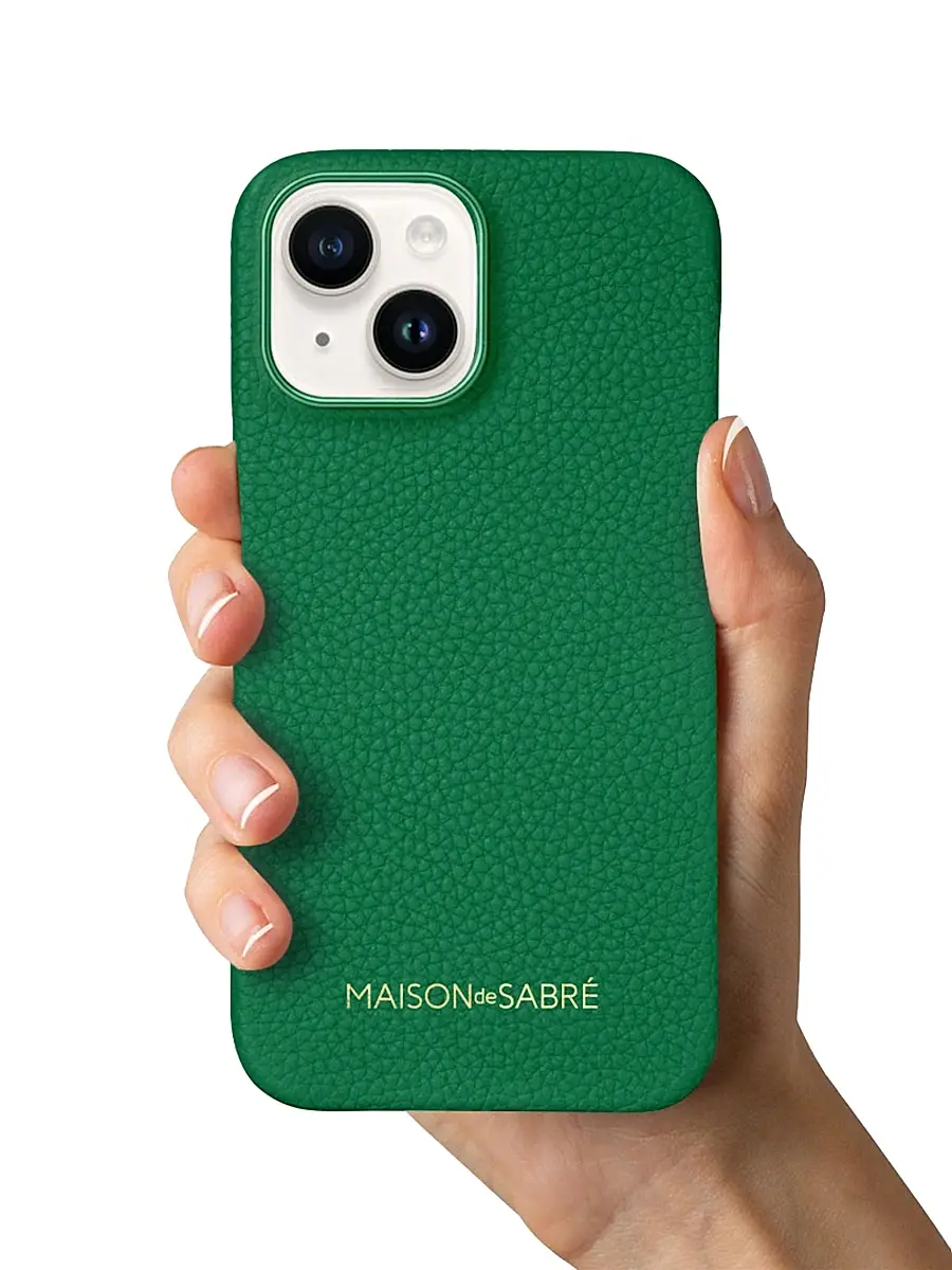 MAISON de SABRÉ Women's Leather Phone Case (iPhone 15) | Thumbnail 4 MAISON de SABRÉ Women's Leather Phone Case (iPhone 15) | Thumbnail 4