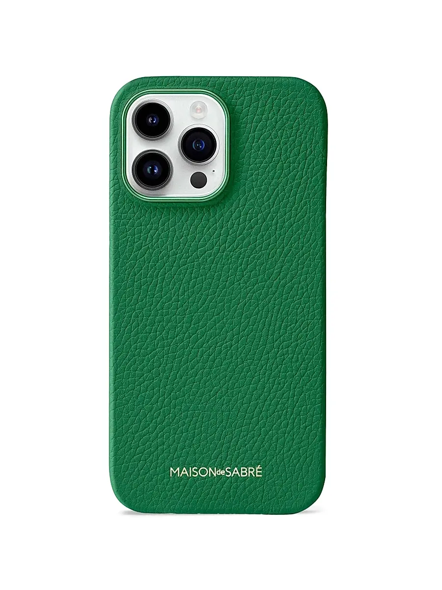 MAISON de SABRÉ Women's Leather Phone Case (iPhone 14 Pro Max)