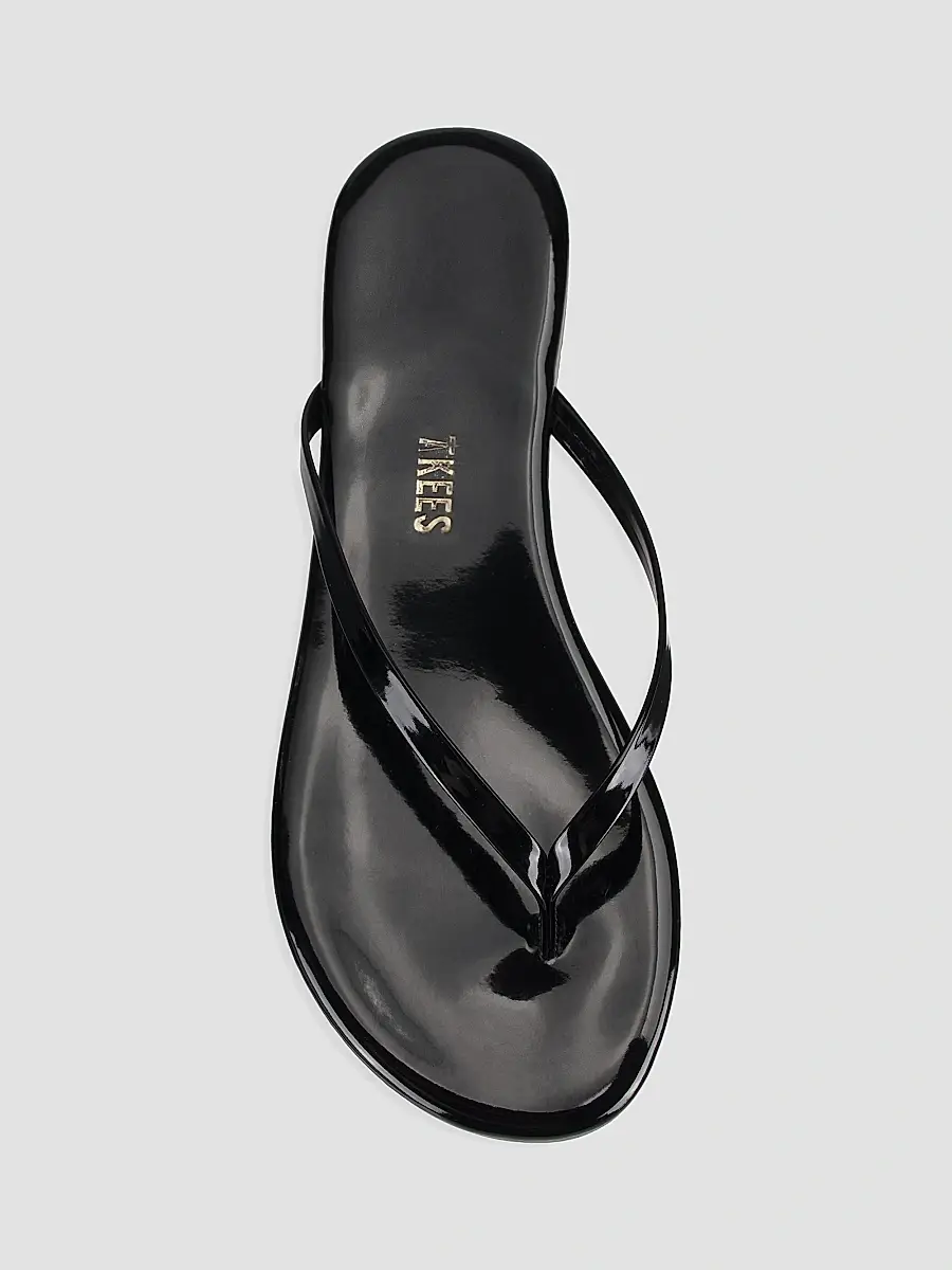 TKEES Women's Foundations Gloss Patent Leather Flip Flops | Thumbnail 5 TKEES Women's Foundations Gloss Patent Leather Flip Flops | Thumbnail 5