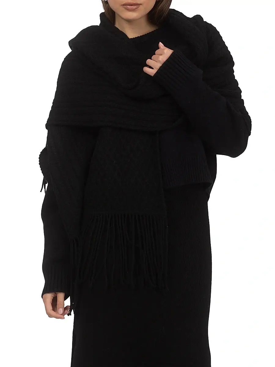 Gorski Women's Select Knit Cashmere Shawl | Thumbnail 3 Gorski Women's Select Knit Cashmere Shawl | Thumbnail 3