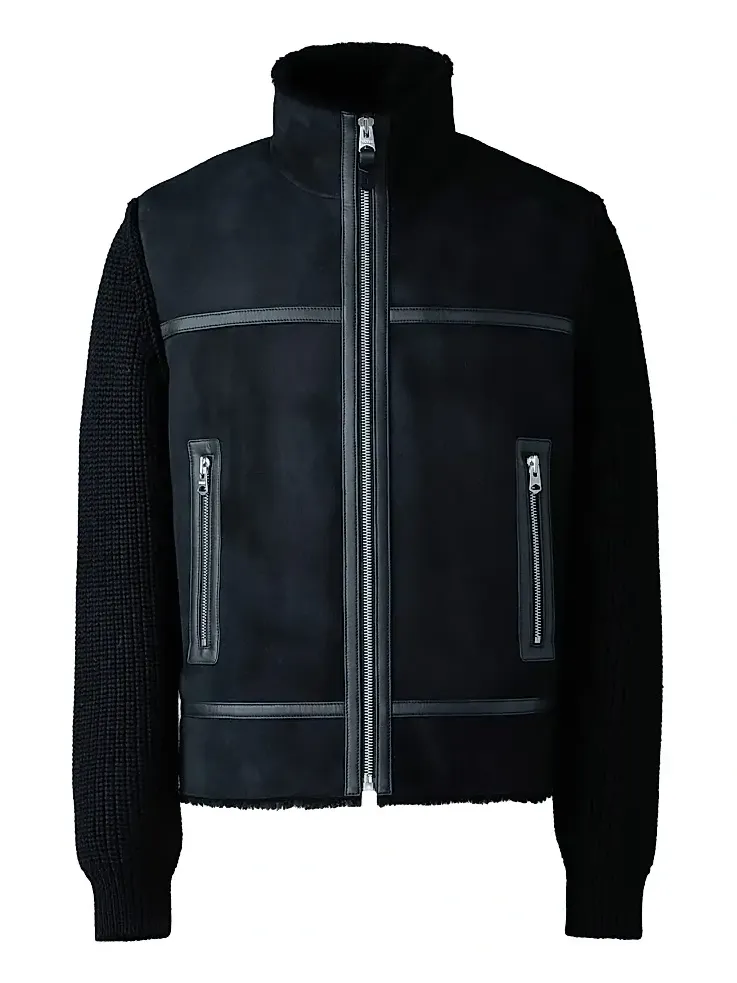 Men's Jonathan Wool Shearling Jacket Men's Jonathan Wool Shearling Jacket