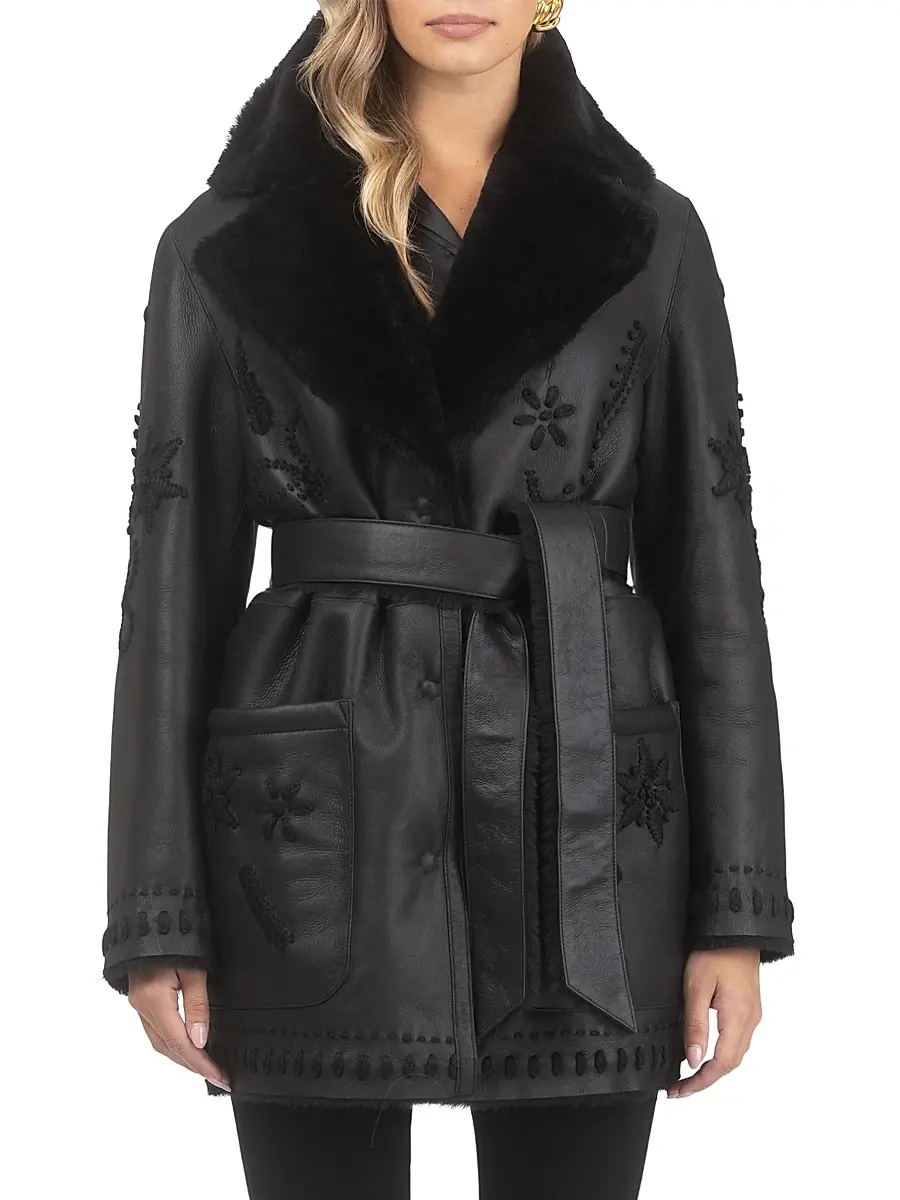 Gorski Women's Merino Shearling Lamb Jacket | Thumbnail 2 Gorski Women's Merino Shearling Lamb Jacket | Thumbnail 2