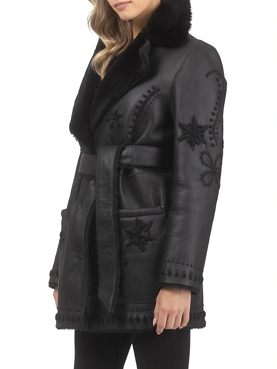 Gorski Women's Merino Shearling Lamb Jacket | Thumbnail 3 Gorski Women's Merino Shearling Lamb Jacket | Thumbnail 3