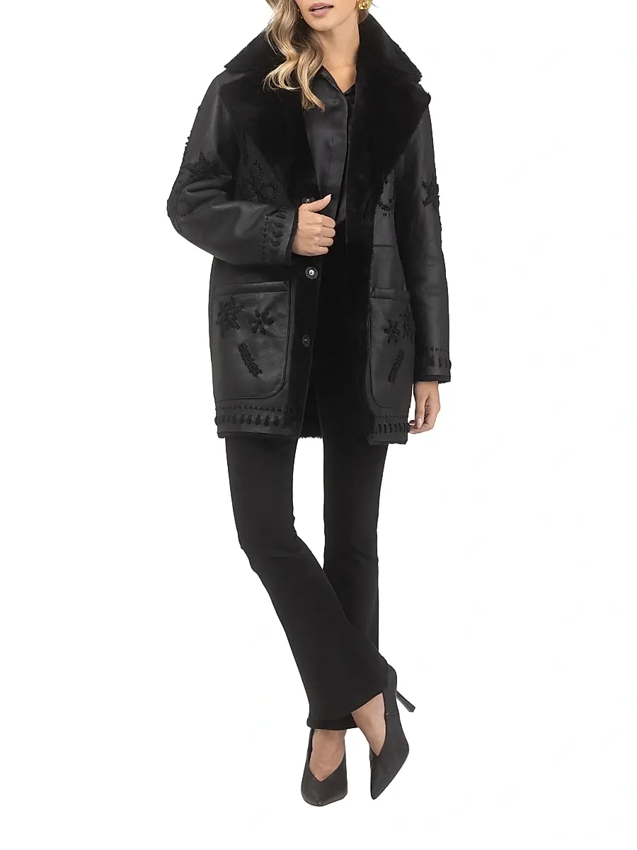 Gorski Women's Merino Shearling Lamb Jacket | Thumbnail 5 Gorski Women's Merino Shearling Lamb Jacket | Thumbnail 5
