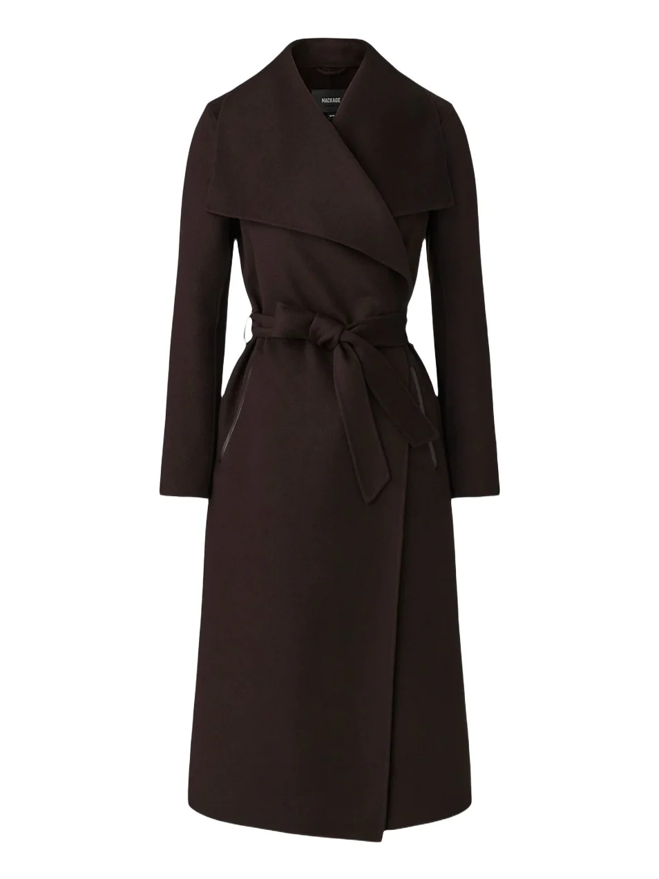 Women's Mai Belted Light-Wool Coat