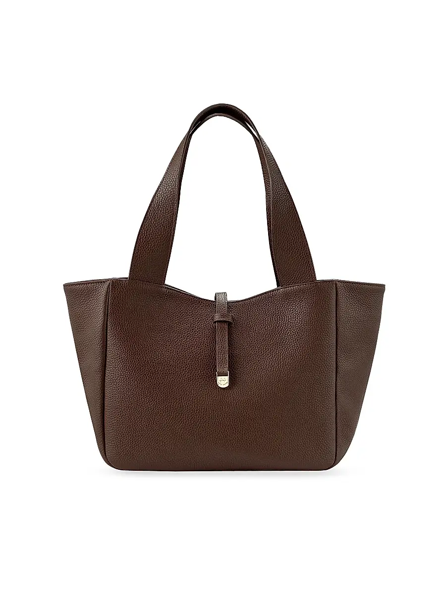 GiGi New York Women's Mercer Pebbled Leather Tote Bag - Brown | Image 1 GiGi New York Women's Mercer Pebbled Leather Tote Bag - Brown | Image 1